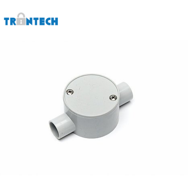 20mm 2 Way Right Angle Entry Shallow Junction Box