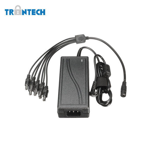 4 Way Power Splitter With 12V 5A Power Supply Adapter 1