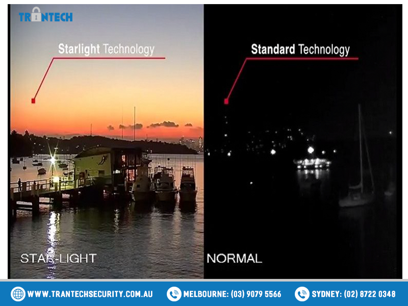 Starlight Technology - Colour camera technology at night. Starlight Technology - Colour camera technology at night.