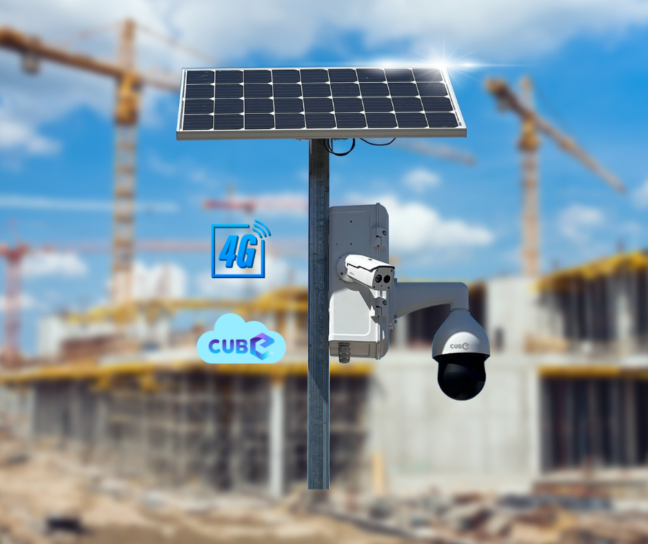 Solar shop cctv pole
