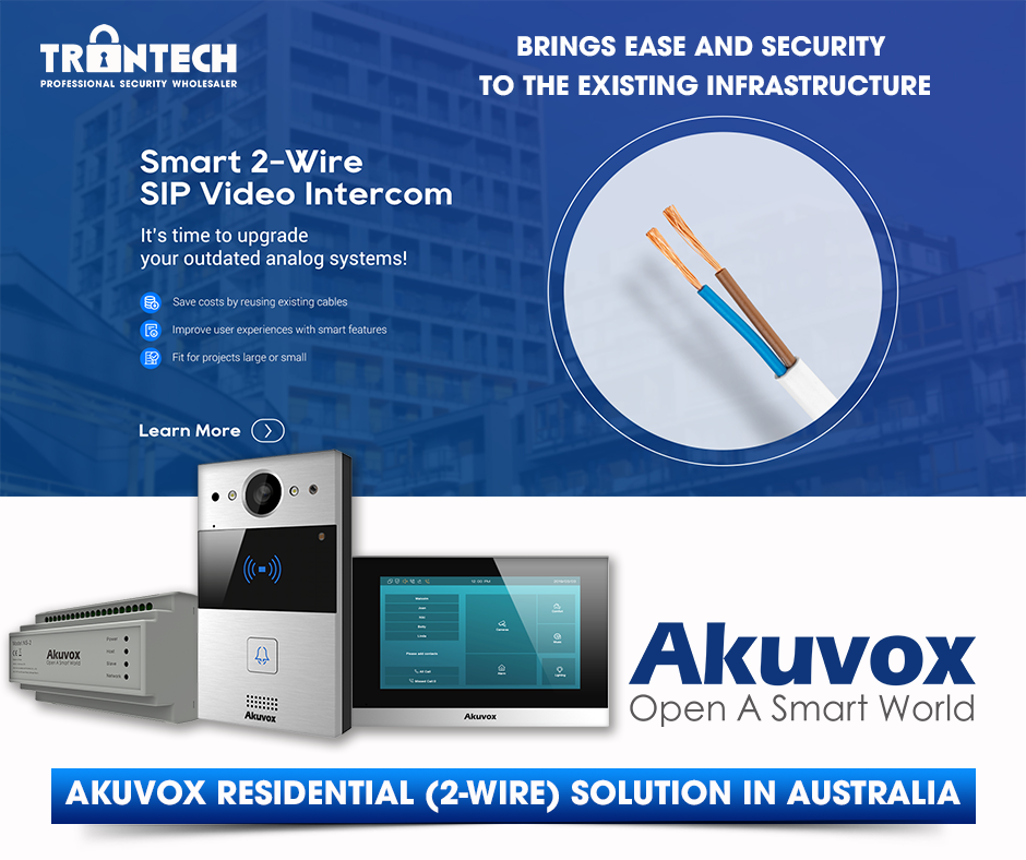 AKUVOX Residential 2 wire solution in Austra
