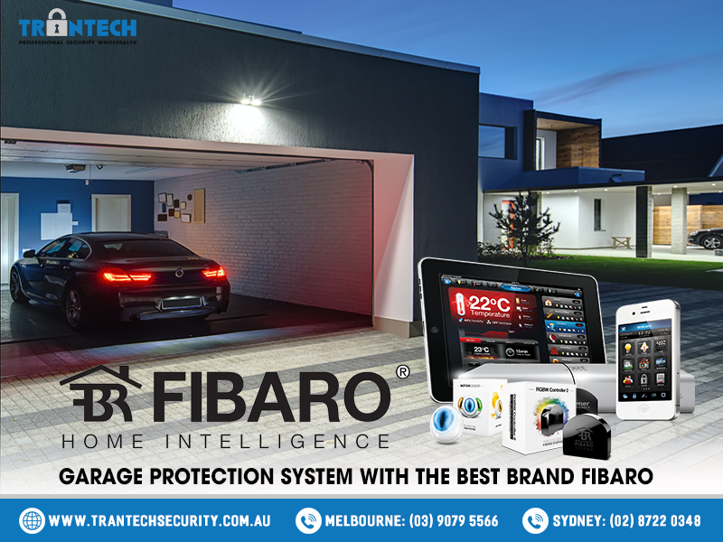 Garage protection system in Australia best brand Fibaro 02