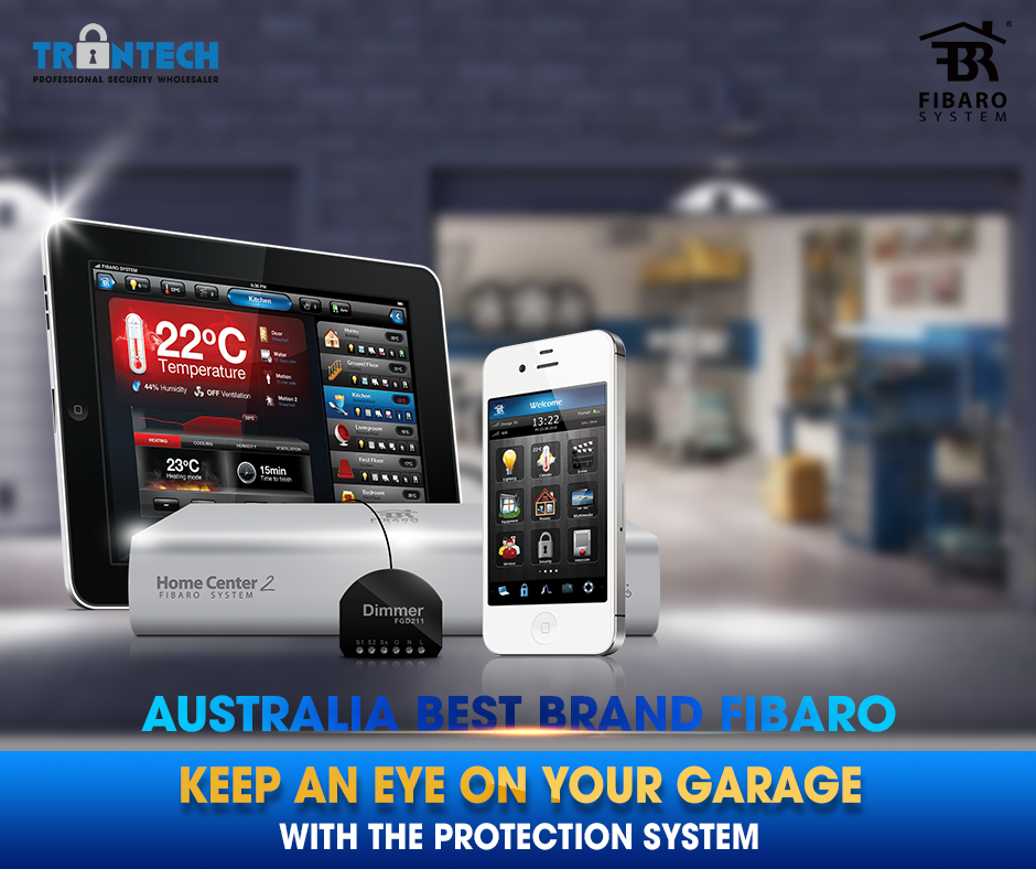Garage protection system in Australia best brand Fibaro