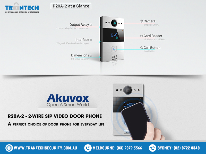 akuvox 2 wire intercom in Australia 01