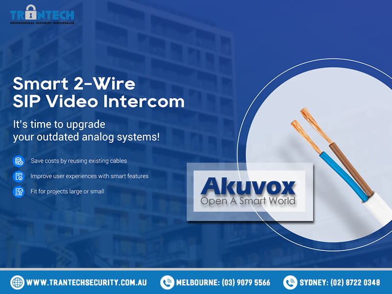 akuvox 2 wire intercom in Australia 05