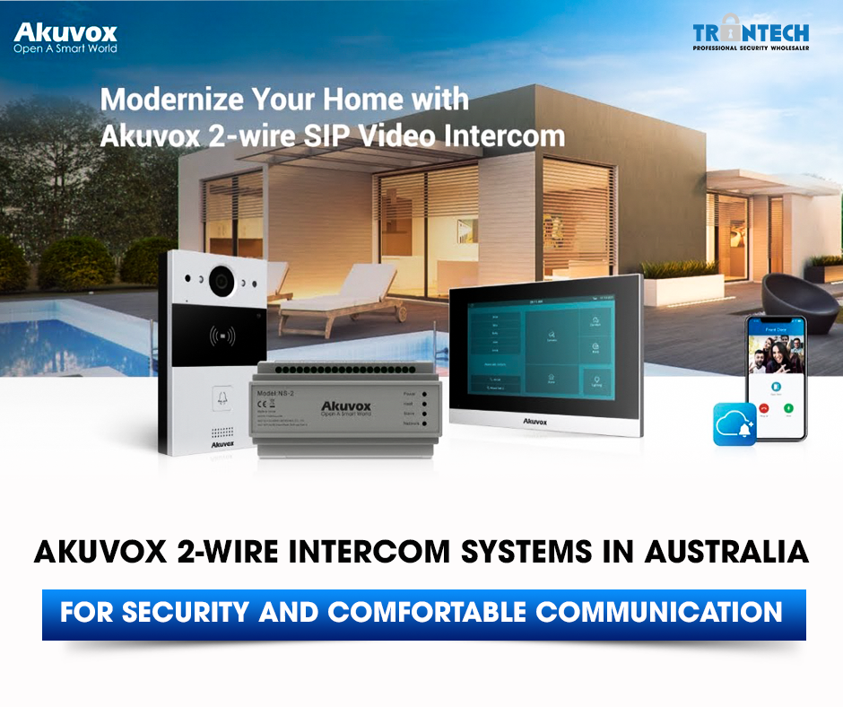 akuvox 2 wire intercom in Australia